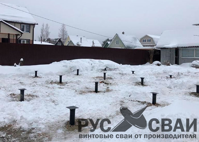 винтовые сваи в фёдоровском