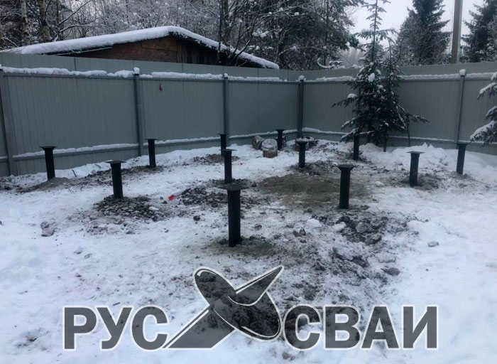 винтовые сваи 108 мм