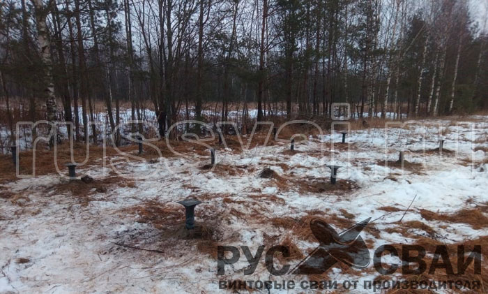 свайно-винтовой фундамент во всеволожском районе ленинградской области