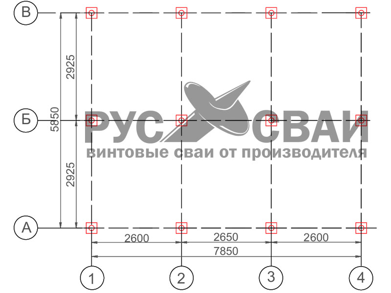проект свайно-винтового фундамента