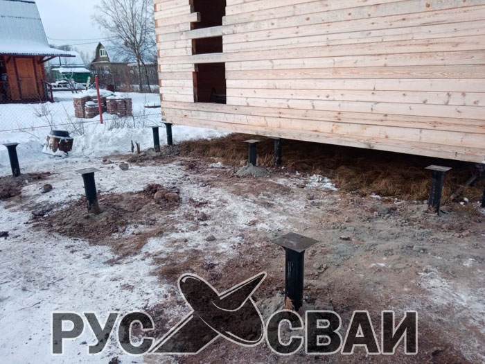 винтовые сваи для пристройки