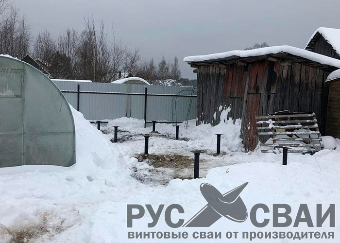 винтовые сваи для хозблока